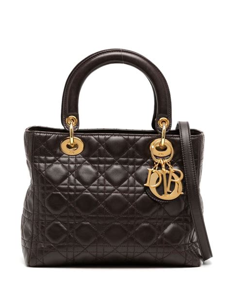 lady dior pouch gold|pre owned Lady Dior bag.